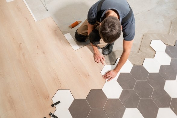 Flooring installation services in Auburn